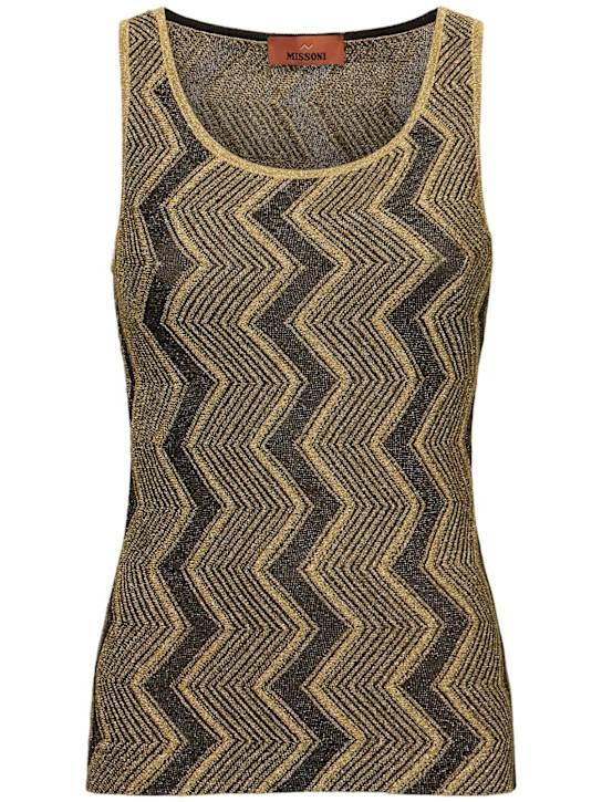 Luisaviaroma Top senza maniche in lurex