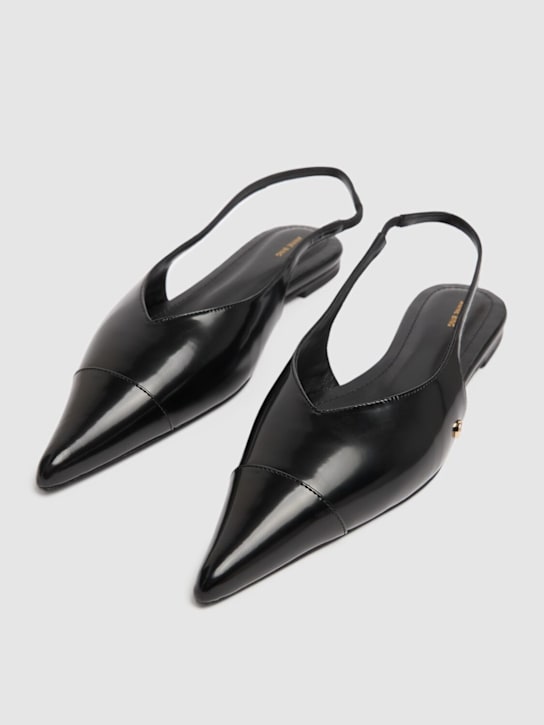 Luisaviaroma Slingback Elena in pelle lucida 10mm Promozione