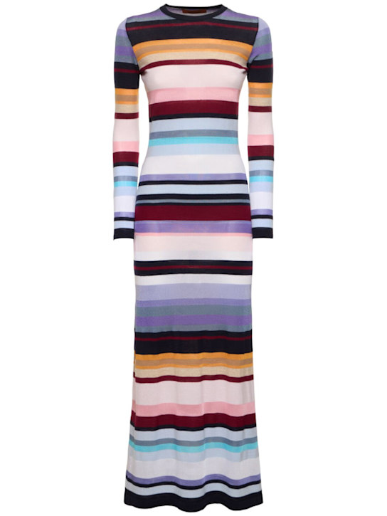 Luisaviaroma Vestito in maglia di misto lana a maniche lunghe