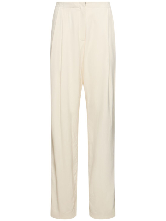 Luisaviaroma Pantaloni Emery in crepe di lana e viscosa