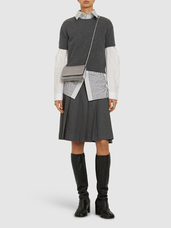 Luisaviaroma Top in maglia di lana washed In Vendita
