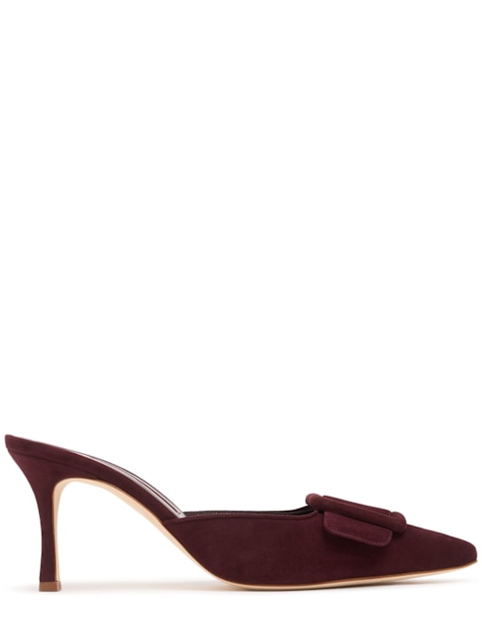 Luisaviaroma Mules in camoscio Maysale 70mm
