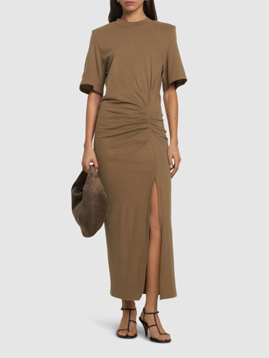 Luisaviaroma Vestito midi Lexia in jersey di cotone Sottocosto