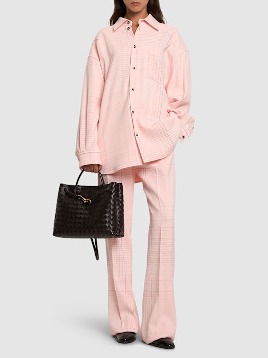 Luisaviaroma Pantaloni svasati Notebook in viscosa Vendita