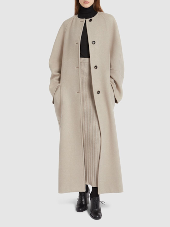 Luisaviaroma Cappotto lungo Album in cashmere Promozione