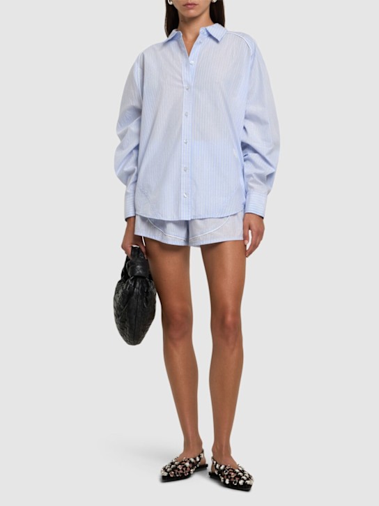 Luisaviaroma Camicia oversize in popeline di cotone Offerte