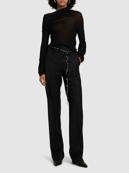 Luisaviaroma Pantaloni vita asimmetrica Vanja Vendita Calda