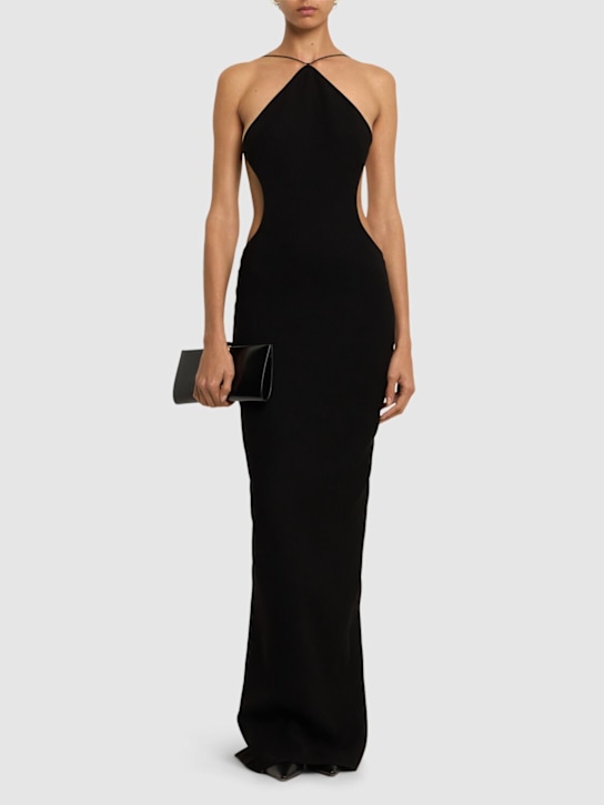 Luisaviaroma Vestito Triangle Top in crepe In Saldo