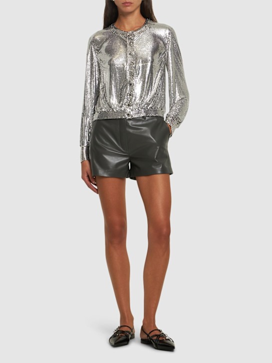 Luisaviaroma Giacca in mesh senza collo Moda