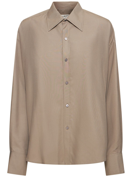Luisaviaroma Maglia in seta habotai washed Italia