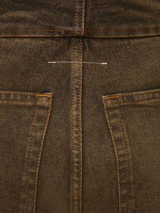 Luisaviaroma Jeans cropped vita alta in cotone washed Soddisfazione Garantita