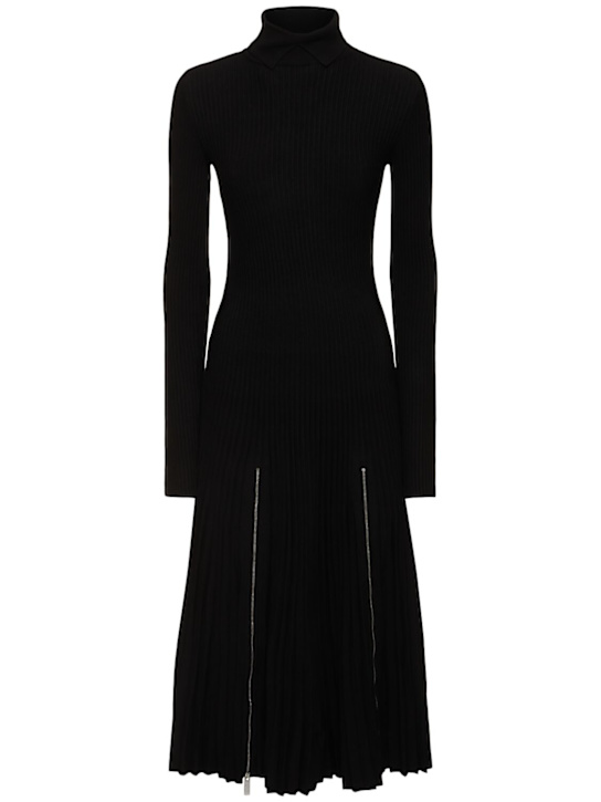 Luisaviaroma Vestito midi collo alto in maglia Shopping Online