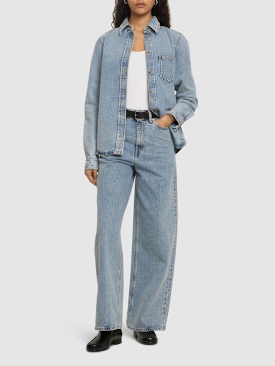 Luisaviaroma Camicia in denim di cotone organico Sottocosto