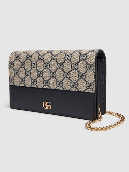 Luisaviaroma Borsa mini GG Marmont in tela con catena In Saldo