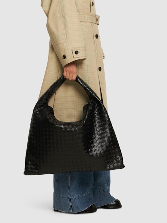 Luisaviaroma Large Hop leather shoulder bag Italy
