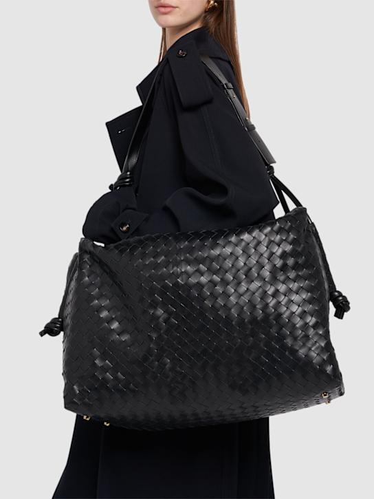 Luisaviaroma Borsa Large Loop Weekender in pelle Promozione Limitata