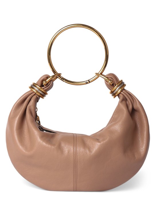 Luisaviaroma Borsa Bracelet in pelle martellata lucida