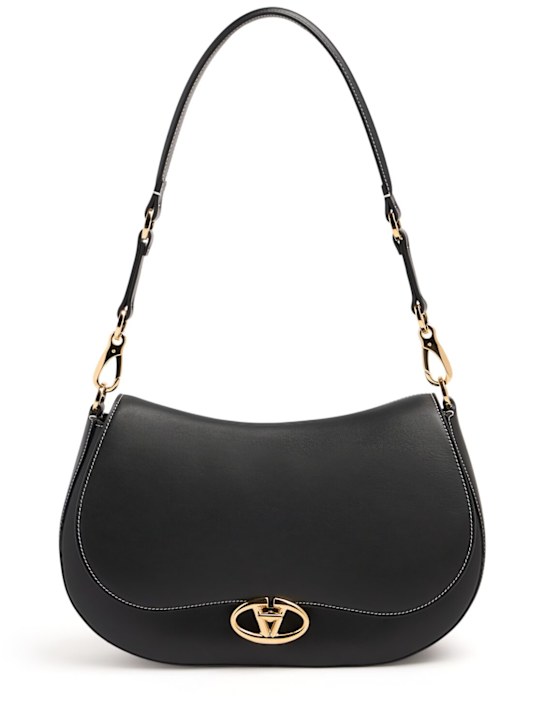 Luisaviaroma Borsa Saddle in pelle con logo