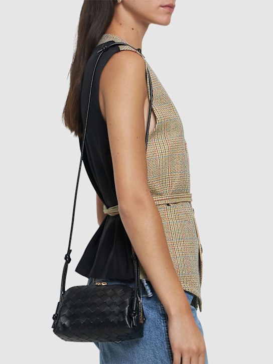 Luisaviaroma Pochette Intrecciato Concert in pelle Online