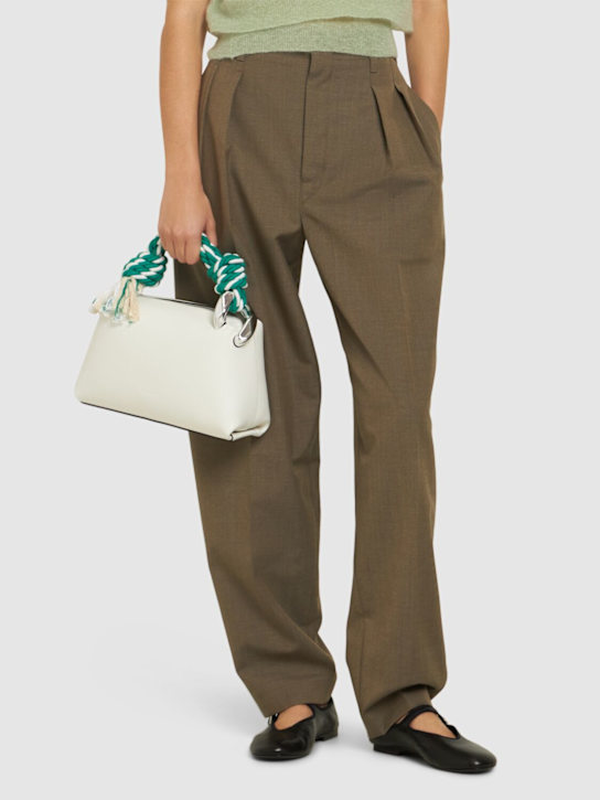 Luisaviaroma Borsa The Small JWA in pelle liscia Offerte