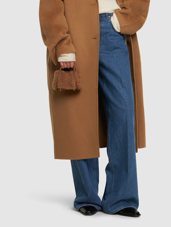 Luisaviaroma Borsa XXS TMarin in teddy con manico Nuova
