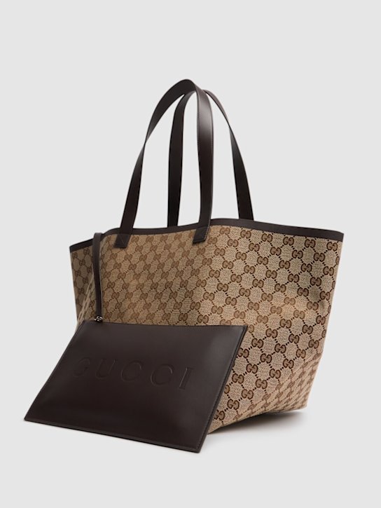 Luisaviaroma Borsa shopping media in tela Original GG Consegna Veloce