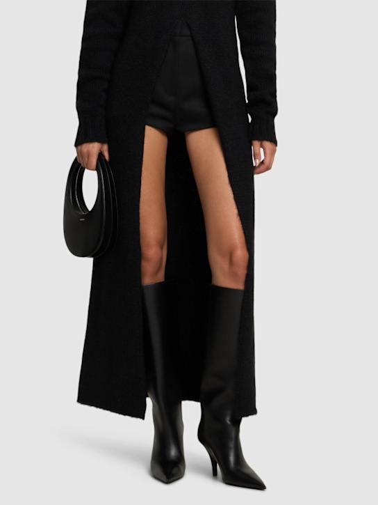 Luisaviaroma Stivaletti alti Diablo in pelle 85mm Nuova