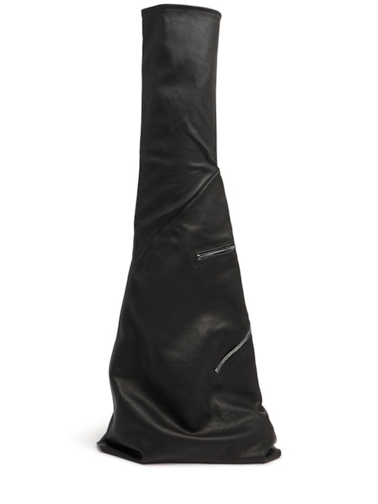 Luisaviaroma Stivaletti alti Cargoflares in pelle 20mm