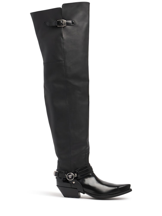 Luisaviaroma Stivali western sopra il ginocchio in pelle 40mm