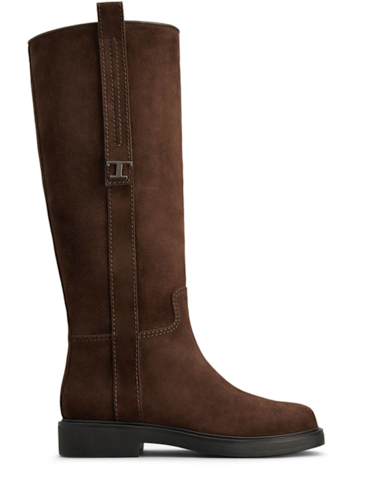 Luisaviaroma Stivali alti in camoscio 30mm