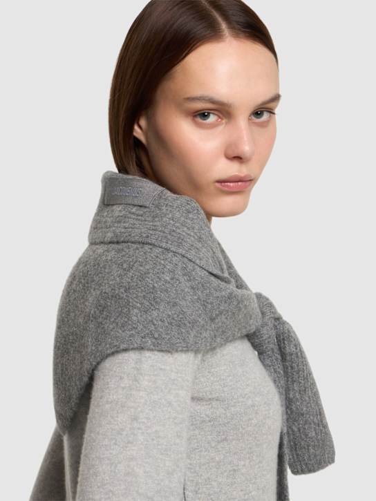 Luisaviaroma Sciarpa Les Chale Gros Grain in misto alpaca 2025