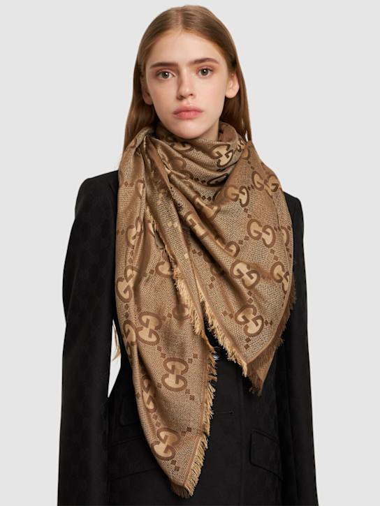 Luisaviaroma Foulard in seta e cotone Nuova