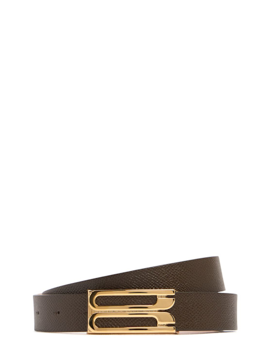 Luisaviaroma Cintura Regular Bbuckle in pelle martellata
