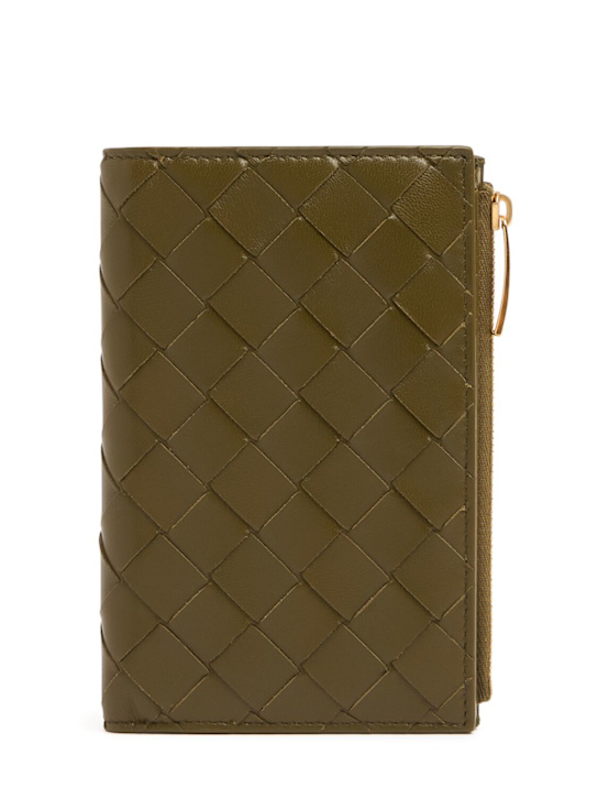 Luisaviaroma Medium Intrecciato 15 leather wallet