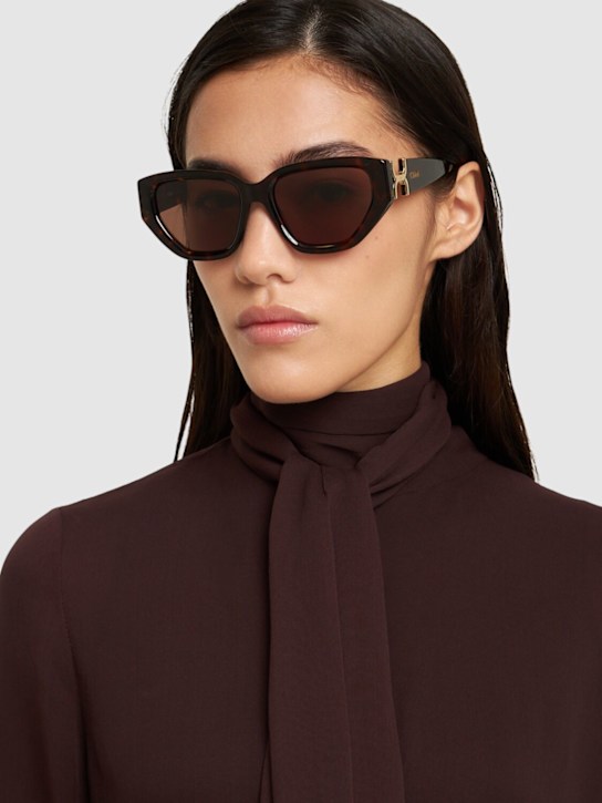 Luisaviaroma Occhiali da sole cat-eye Marcie in bio-acetato Offerta