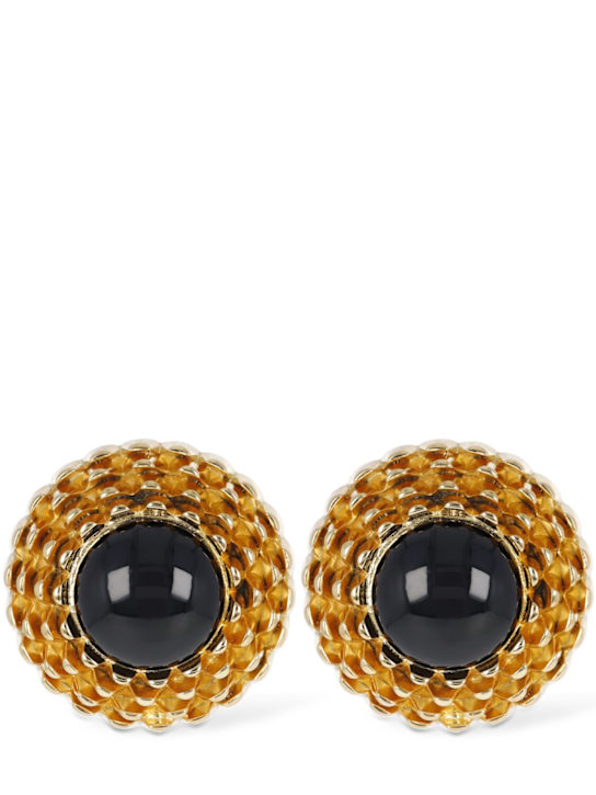 Luisaviaroma Orecchini in ottone / cabochon vintage