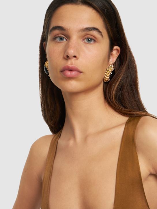 Luisaviaroma Orecchini in ottone / cabochon vintage Negozio