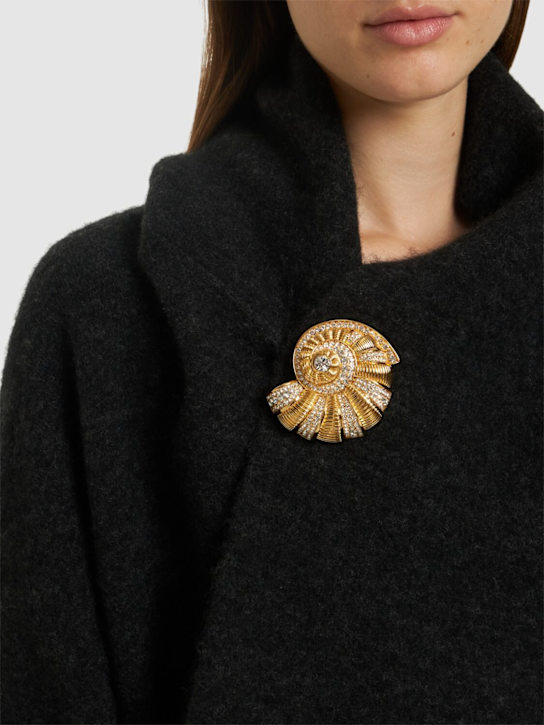 Luisaviaroma Spilla Snail con cristalli Vendita