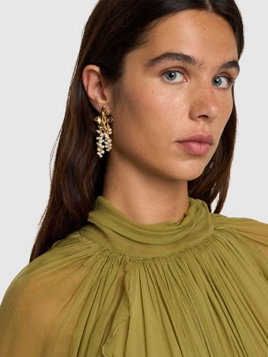 Luisaviaroma Orecchini Mini Adile con perle Vendita Economica