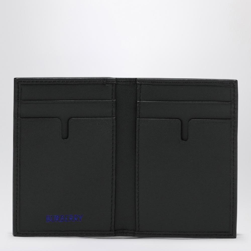 Burberry Portafoglio a libro nero con motivo Check Shopping Online