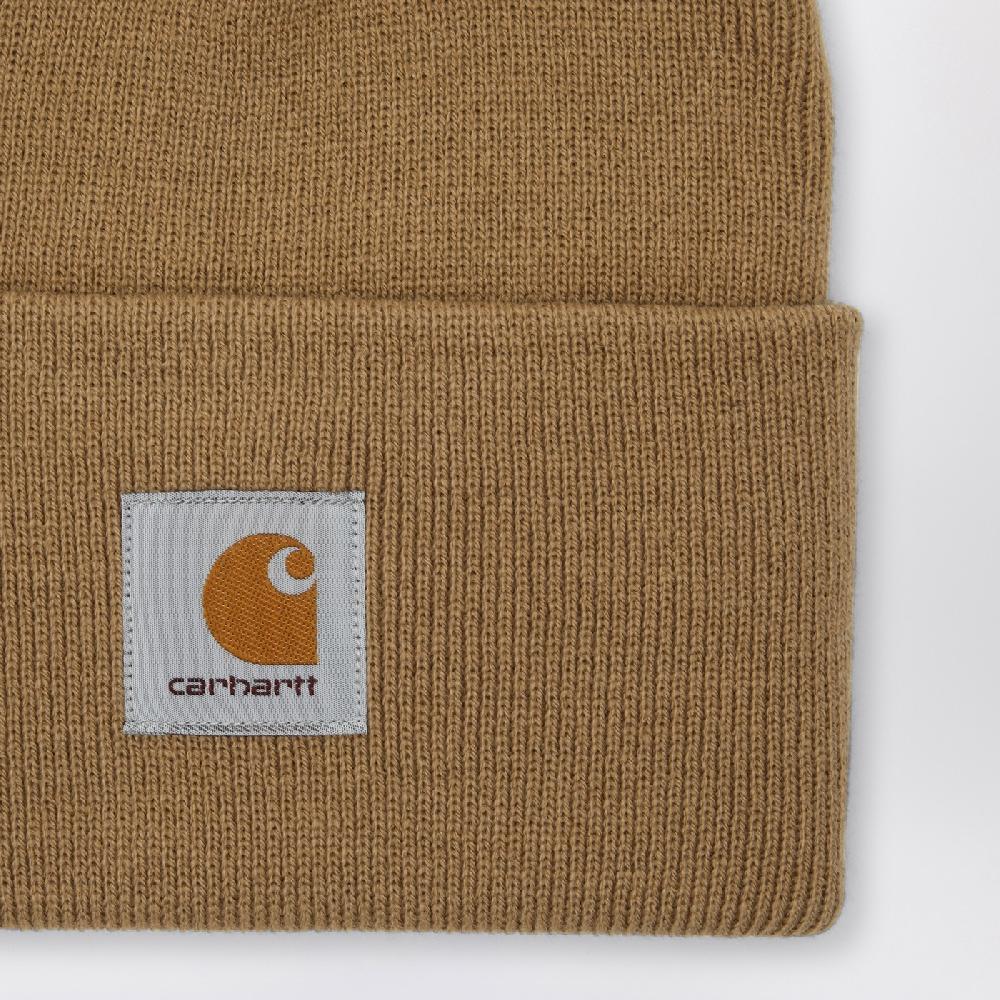 Carhartt WIP Cuffia beige con patch logo Prezzo Ridotto