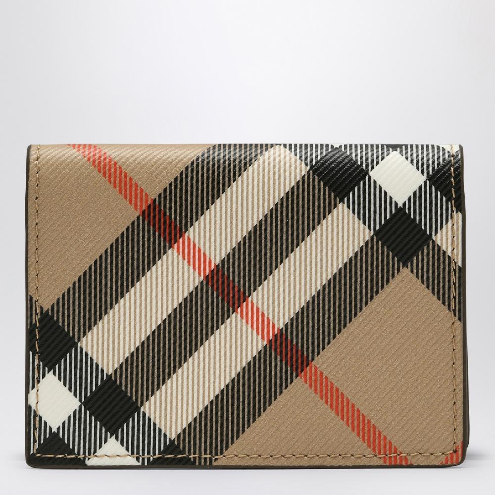 Burberry Portacarte e porta biglietti da visita Check Sand Novità