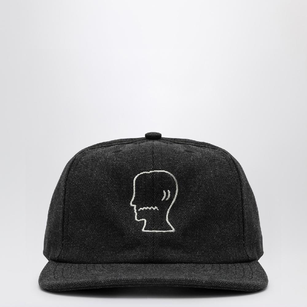 Brain Dead Cappello baseball nero in twill Outlet