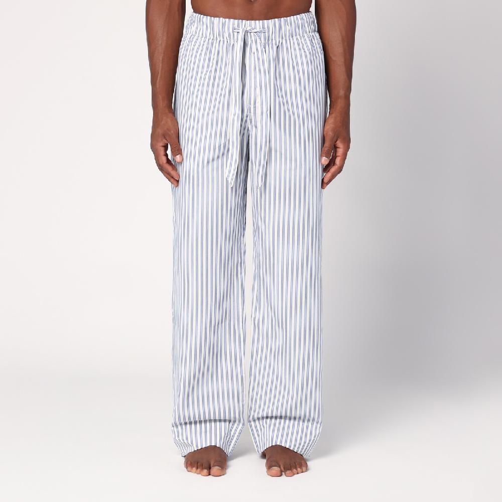 Tekla Pantalone pigiama bianco a righe