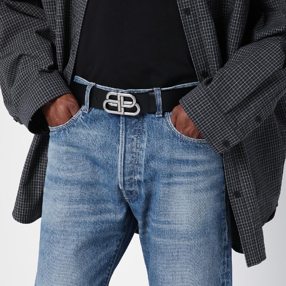 Balenciaga Cintura BB Extra Large nera in pelle di vitello Moda