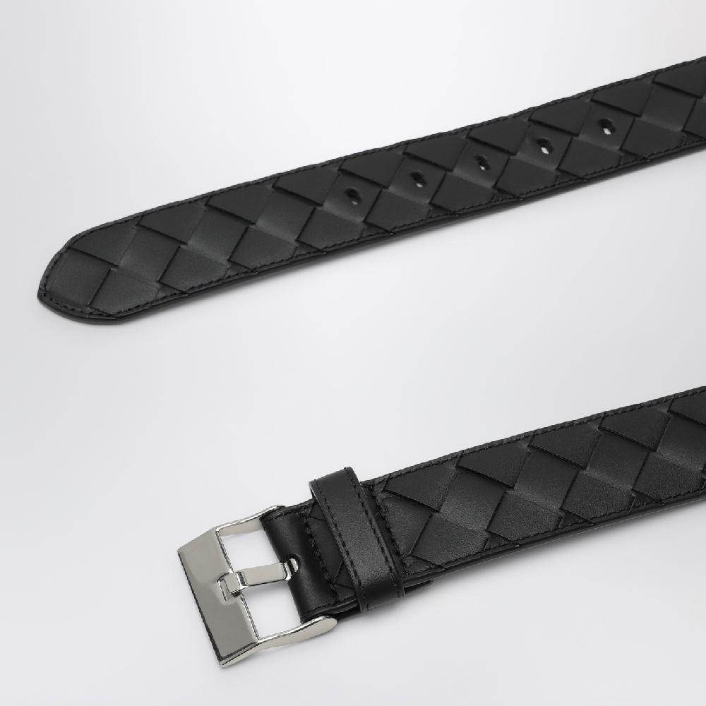 Bottega Veneta Cintura Watch nera in Intrecciato Vendita