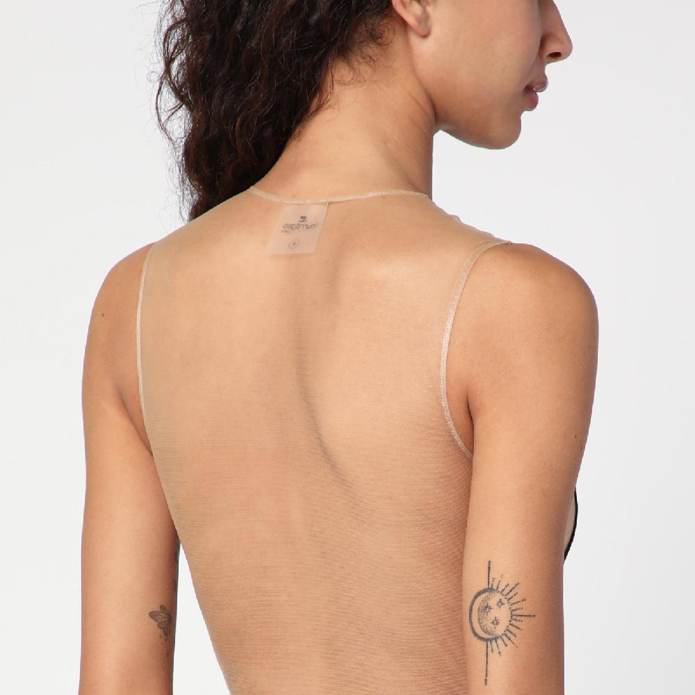 Courru00e8ges Body Illusione sabbia/nero Prezzo Ridotto