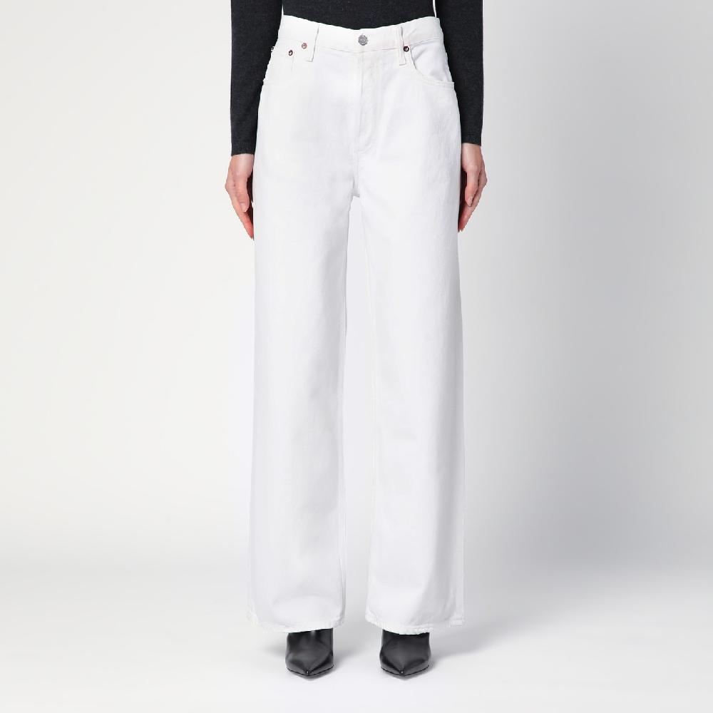 AGOLDE Jeans Low Slung Baggy 30.5 bianco