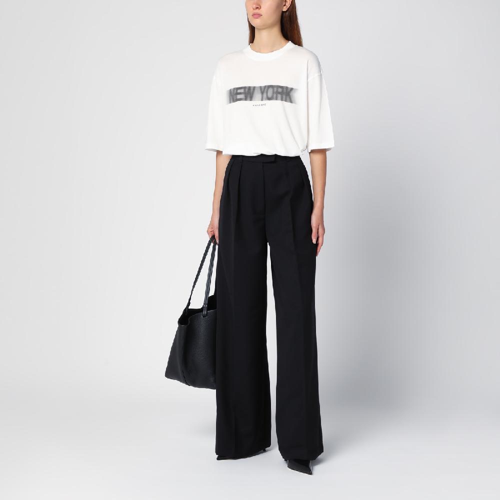 ANINE BING T-shirt over New York avorio Offerte