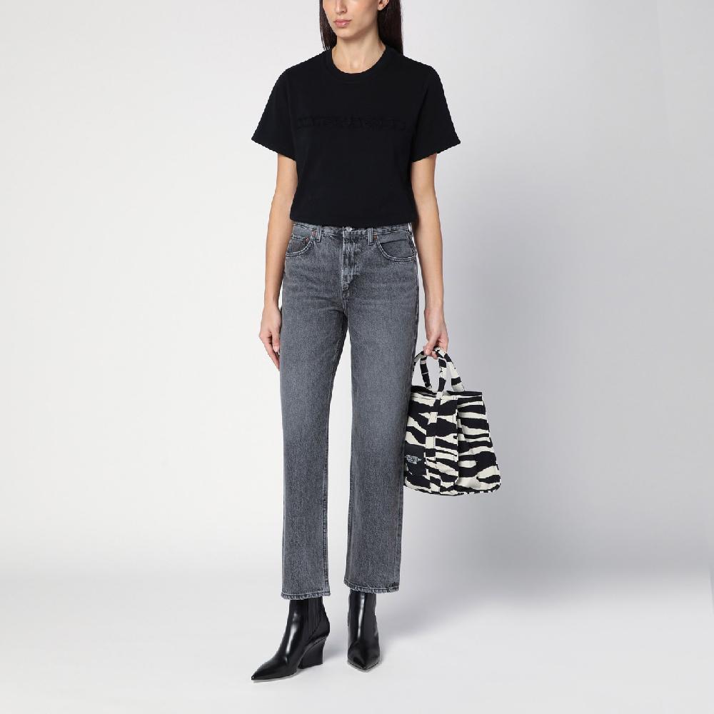 AGOLDE Jeans Valen grigio slavato in denim rigenerato Spedizione Gratuita